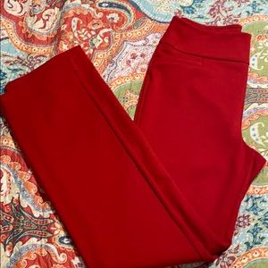 New York & Company red Whitney pants